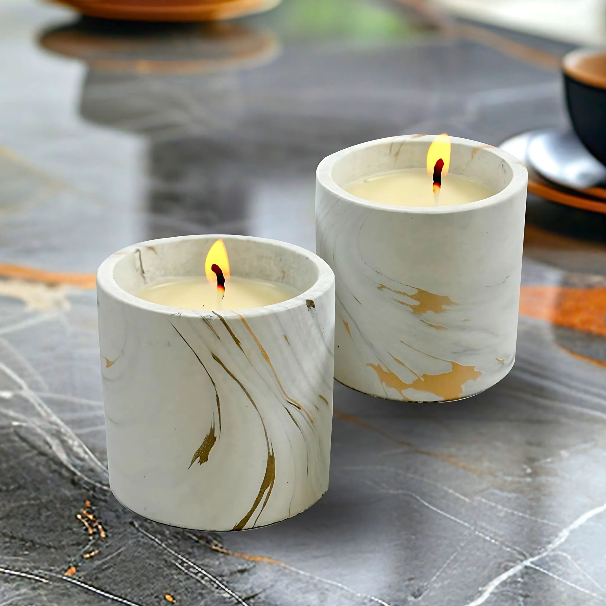 CH23-2713W WHITE CANDLES UNSCENTED