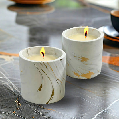 CH23-2713W WHITE CANDLES UNSCENTED
