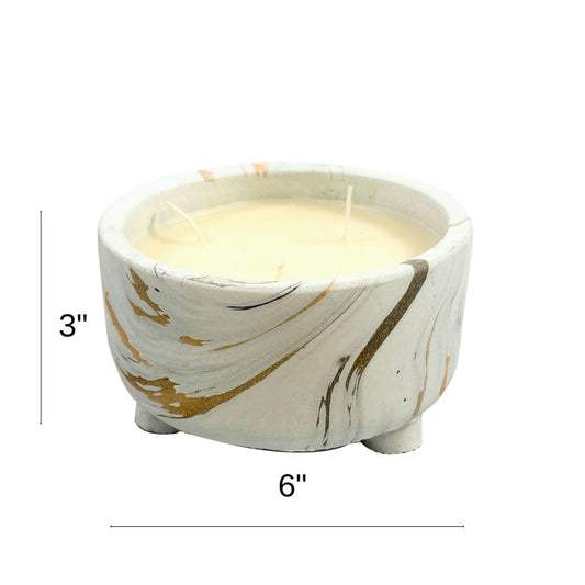 CH23-2725W WHITE CANDLES UNSCENTED