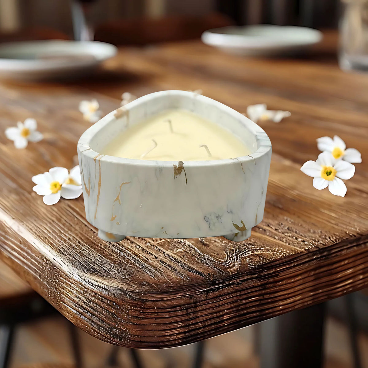 CH23-2727W WHITE CANDLES UNSCENTED