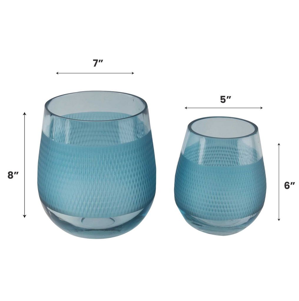 GV498 BLUE VASES