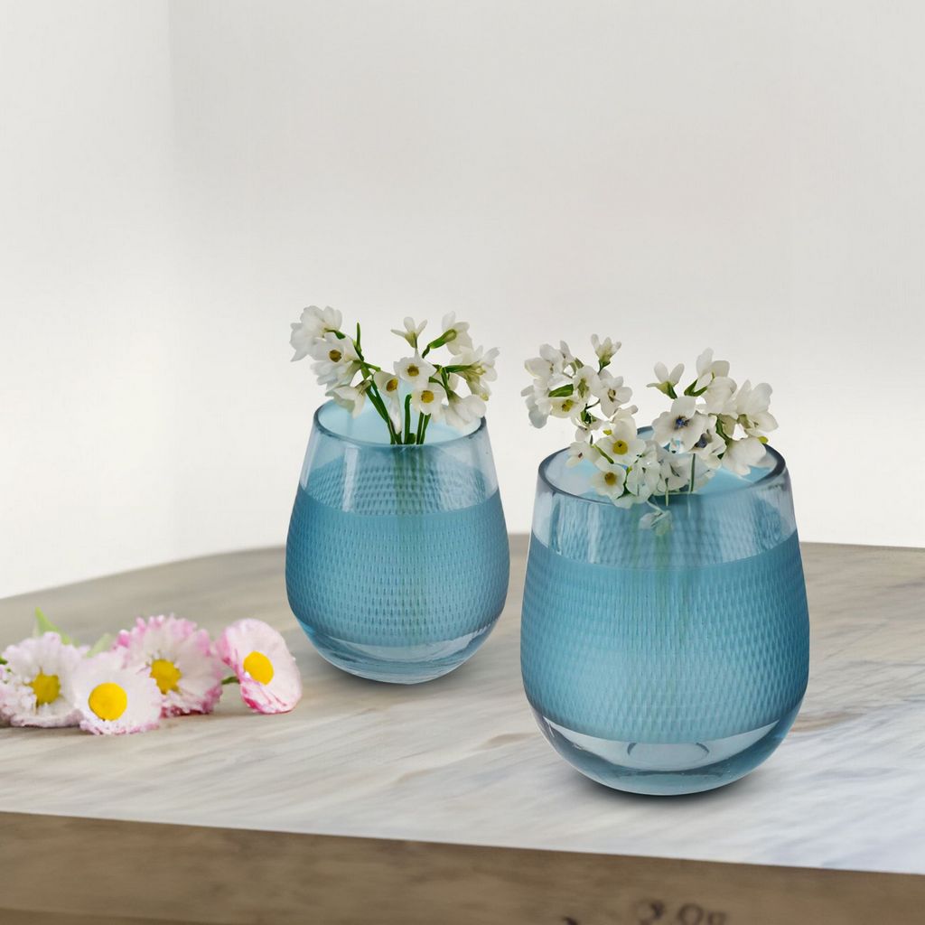 GV498 BLUE VASES