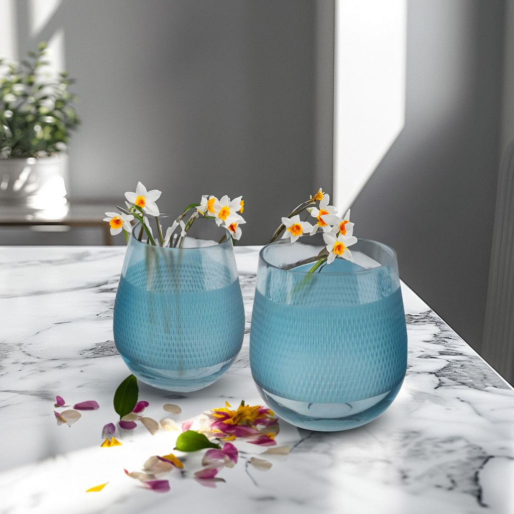 GV498 BLUE VASES