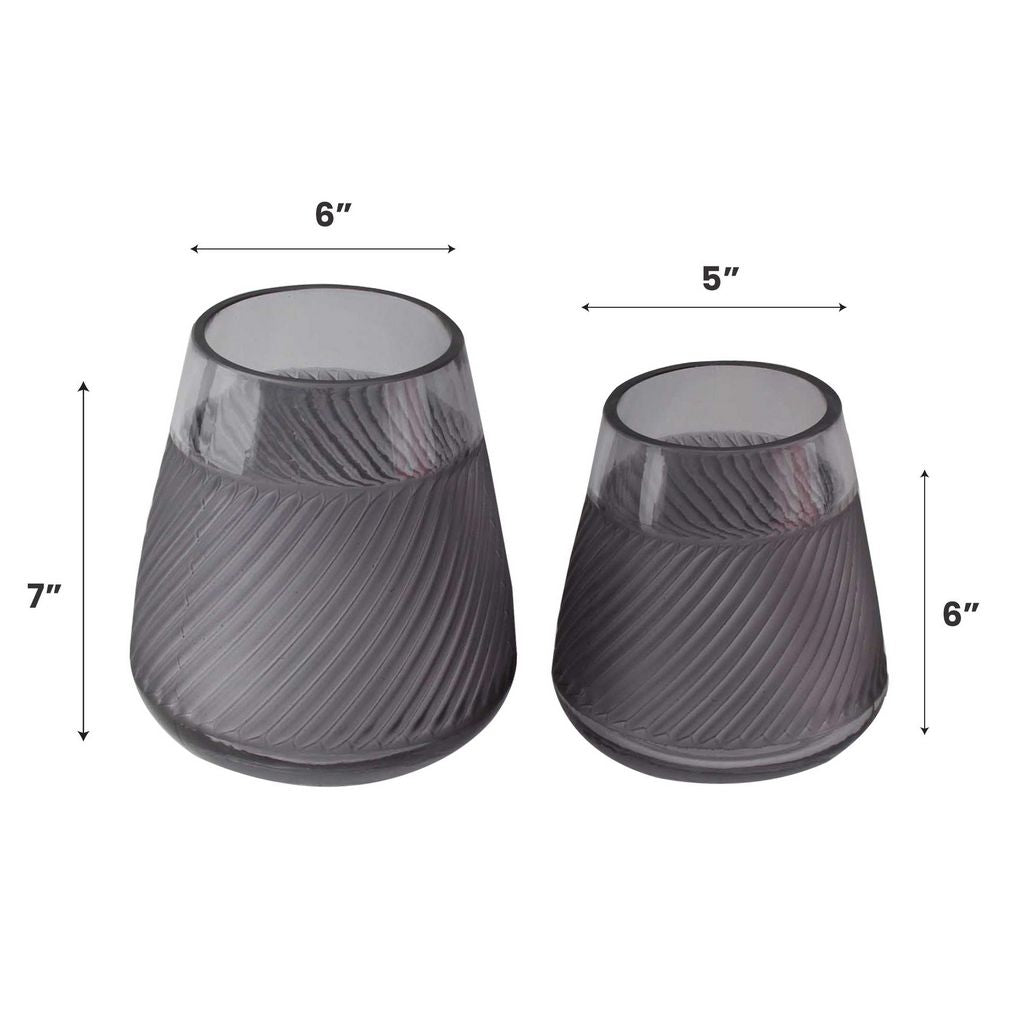 GV499 GREY VASES