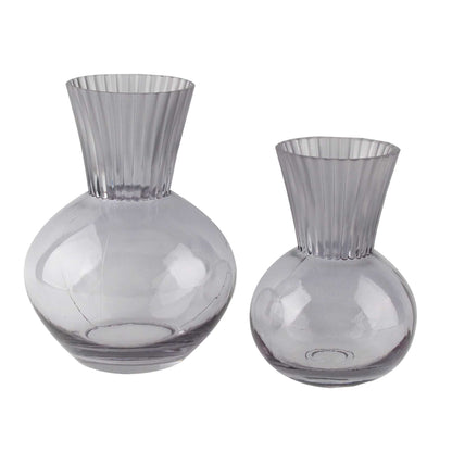 GV500 GREY GLASS VASES HOME DECOR DEALS SIMPLE