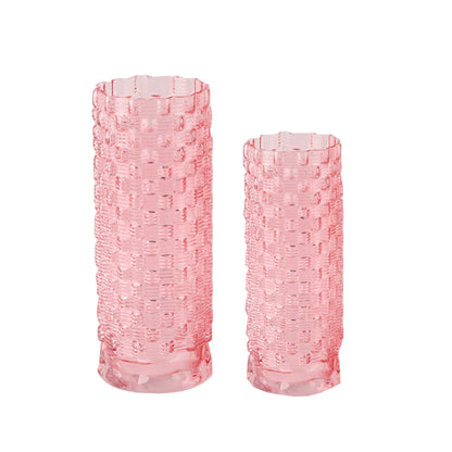 GV501 PINK GLASS VASES HOME DECOR DEALS SIMPLE