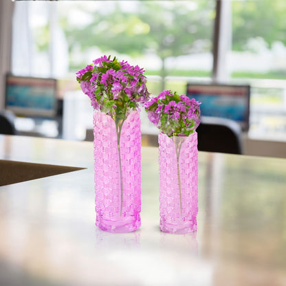 GV501 PURPLE GLASS VASES HOME DECOR DEALS SIMPLE
