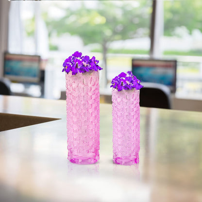 GV501 PURPLE GLASS VASES HOME DECOR DEALS SIMPLE