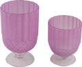 GV502 PURPLE GLASS VASES HOME DECOR DEALS SIMPLE