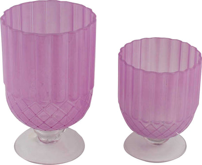 GV502 PURPLE GLASS VASES HOME DECOR DEALS SIMPLE