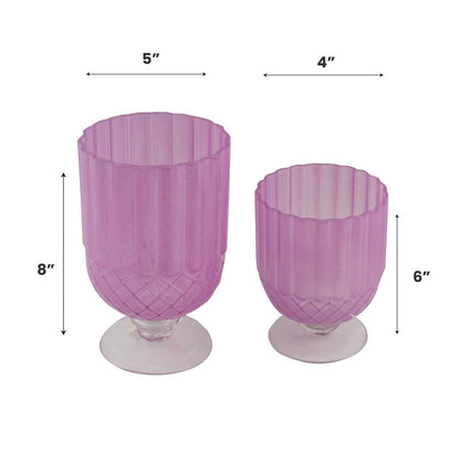 GV502 PURPLE VASES