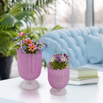 GV502 PURPLE VASES