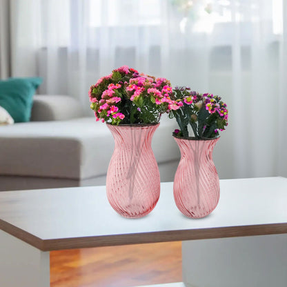 GV503 PINK GLASS VASES HOME DECOR DEALS SIMPLE