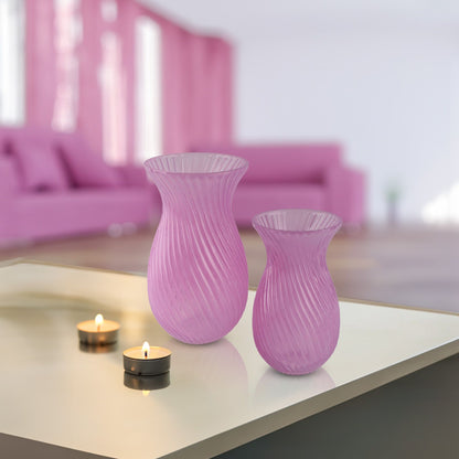 GV503 PURPLE GLASS VASES HOME DECOR DEALS SIMPLE