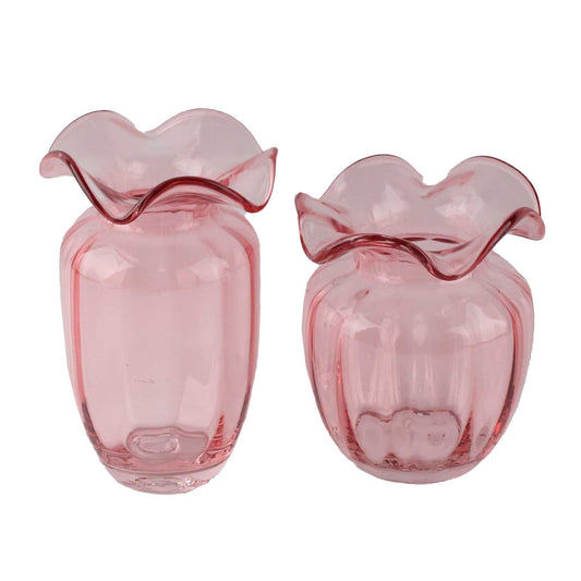 GV504 PINK GLASS VASES HOME DECOR DEALS SIMPLE
