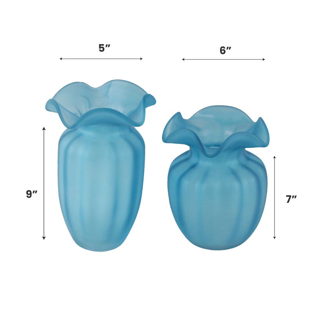 GV504B BLUE VASES