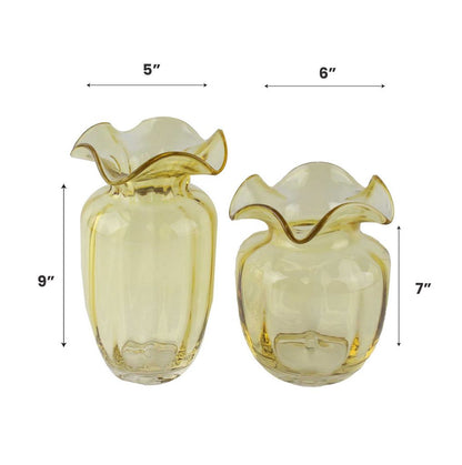 GV504 YELLOW VASES