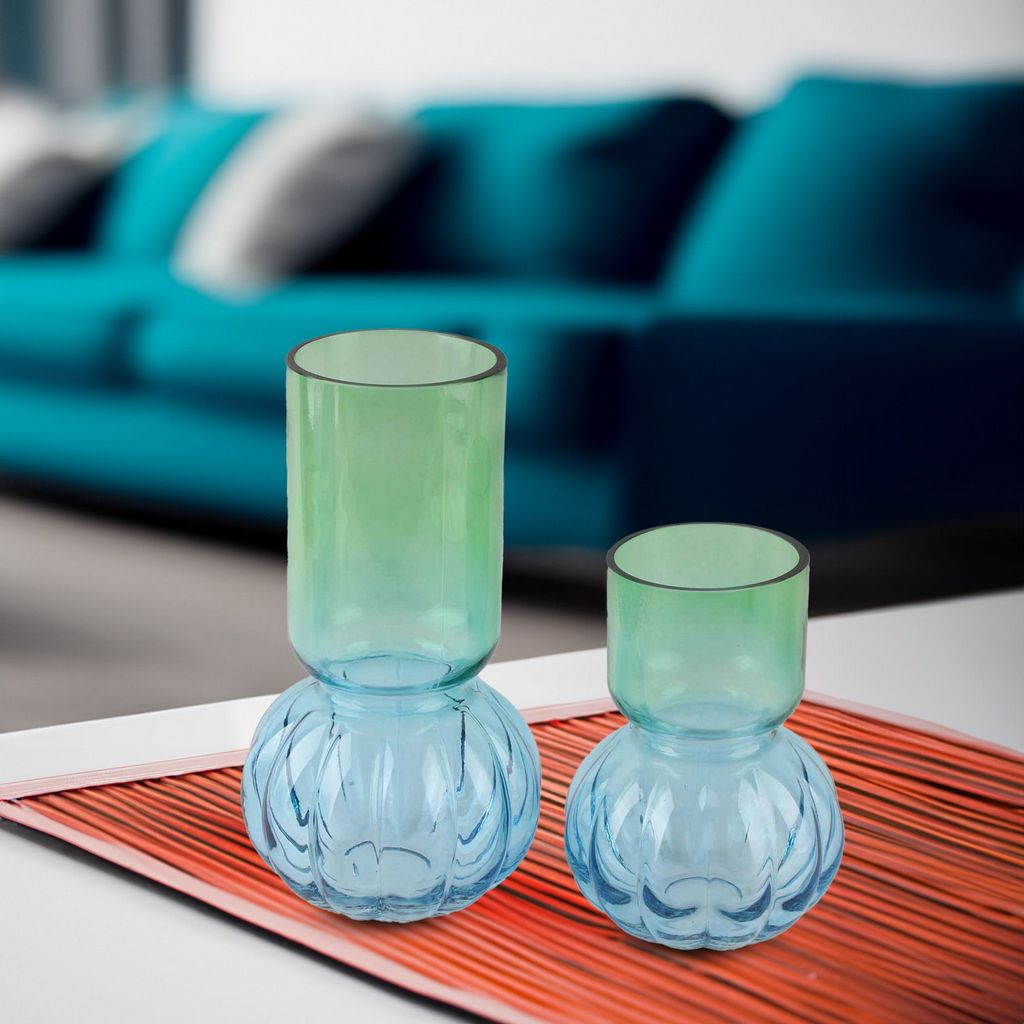 GV507B BLUE VASES