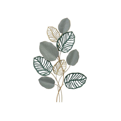 MDC479 GREEN METAL WALL DECOR