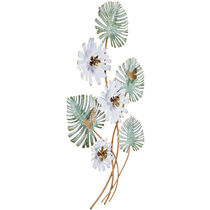 MDC483 MINT GREEN METAL WALL DECOR