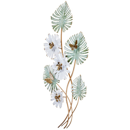MDC483 MINT GREEN METAL WALL DECOR