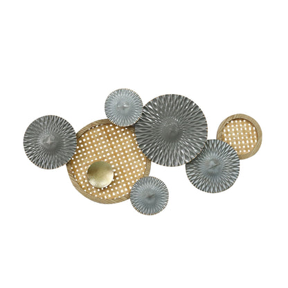 MDC486 GREEN METAL WALL DECOR