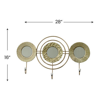 MDC489 GOLD METAL WALL DECOR