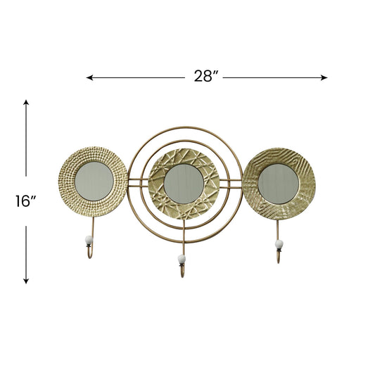 MDC489 GOLD METAL WALL DECOR