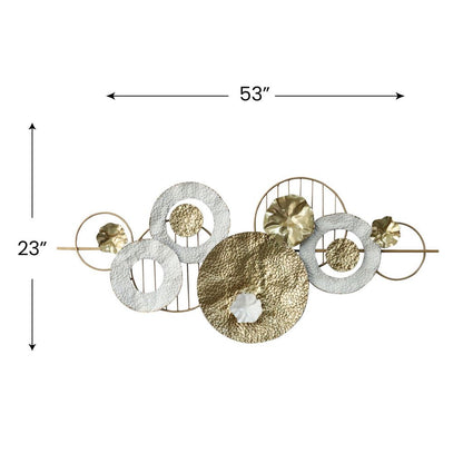 MDC493 GOLD METAL WALL DECOR