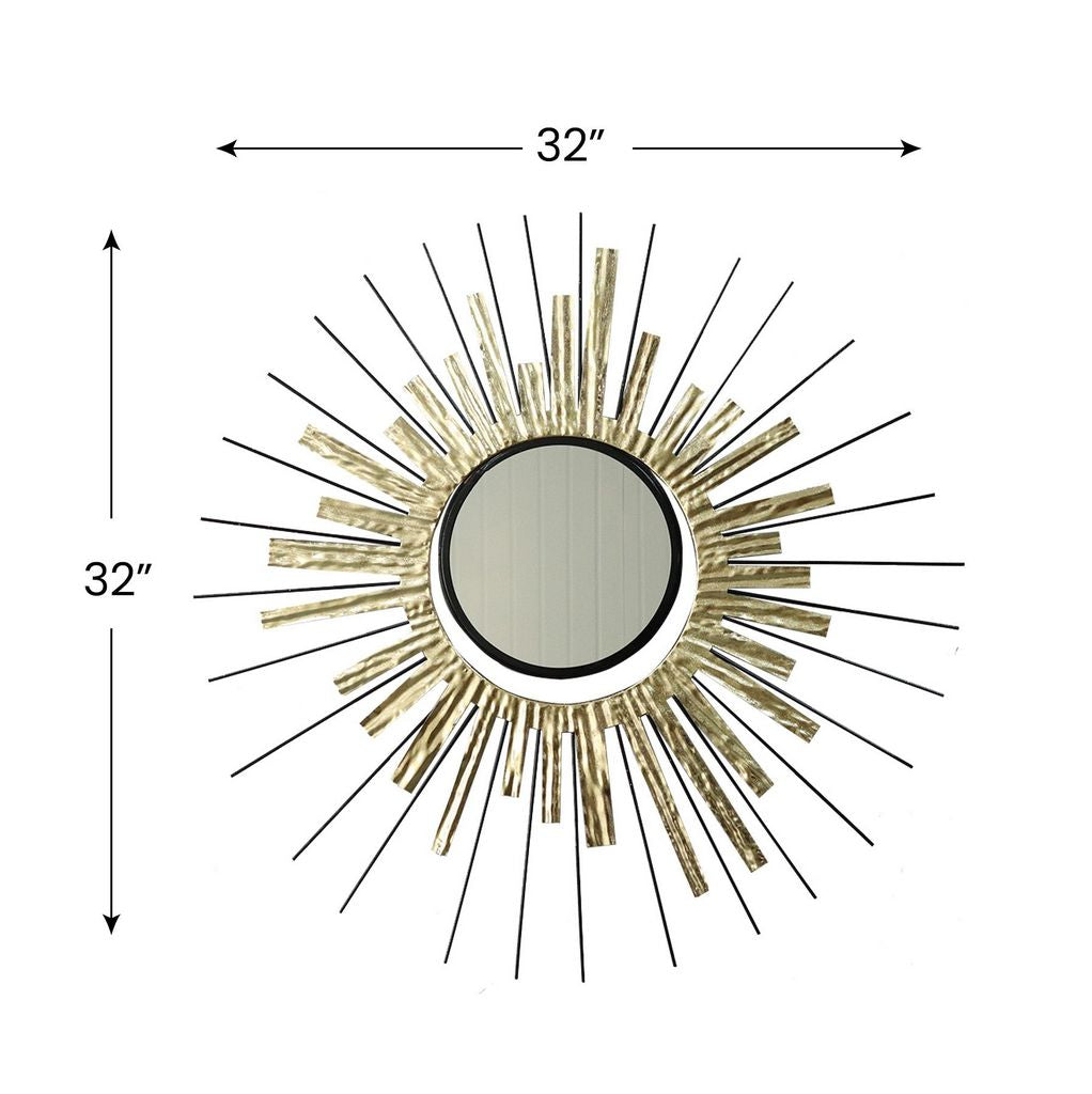 MDC494 GOLD METAL WALL DECOR