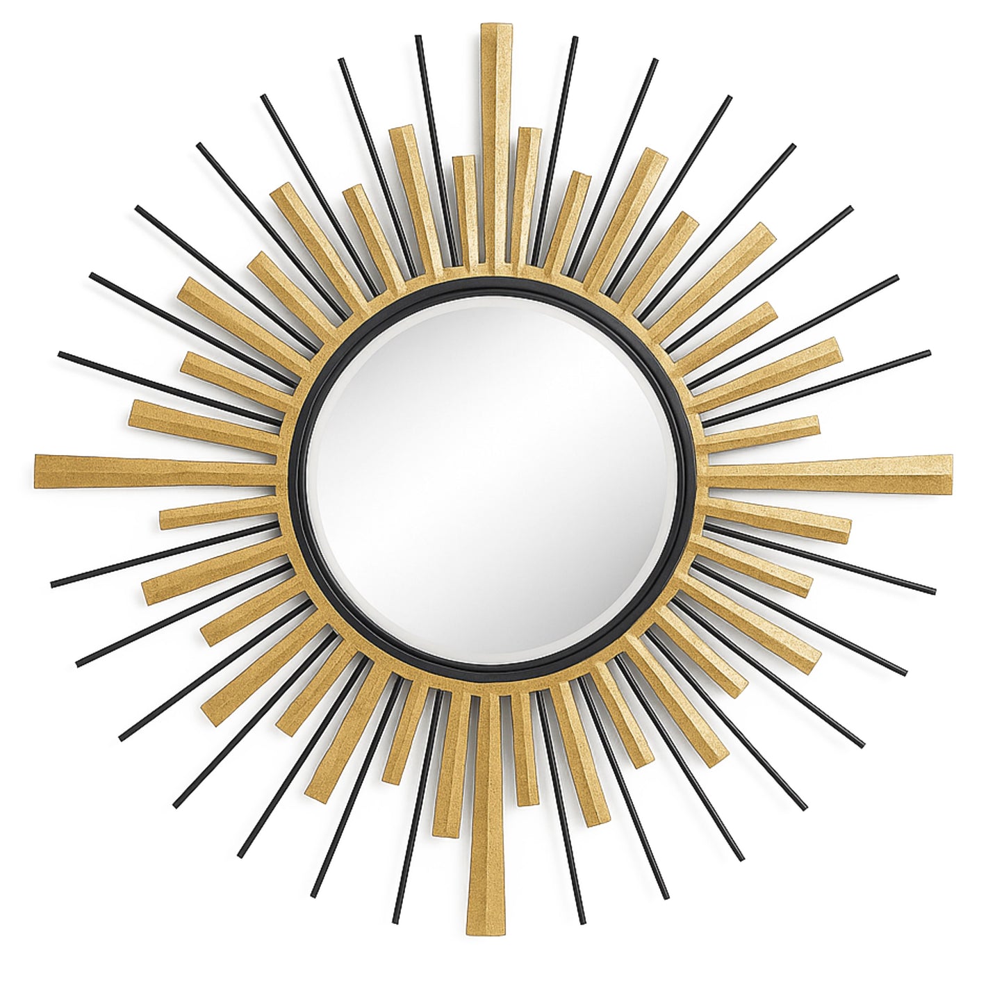 MDC494 GOLD DECOR MIRROR METAL WALL