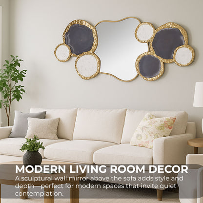 MDC496 GOLD METAL WALL DECOR