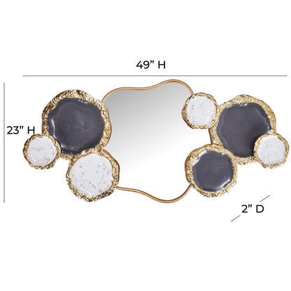 MDC496 GOLD METAL WALL DECOR