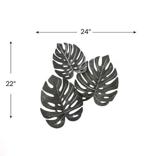 MDC497 BLACK METAL WALL DECOR