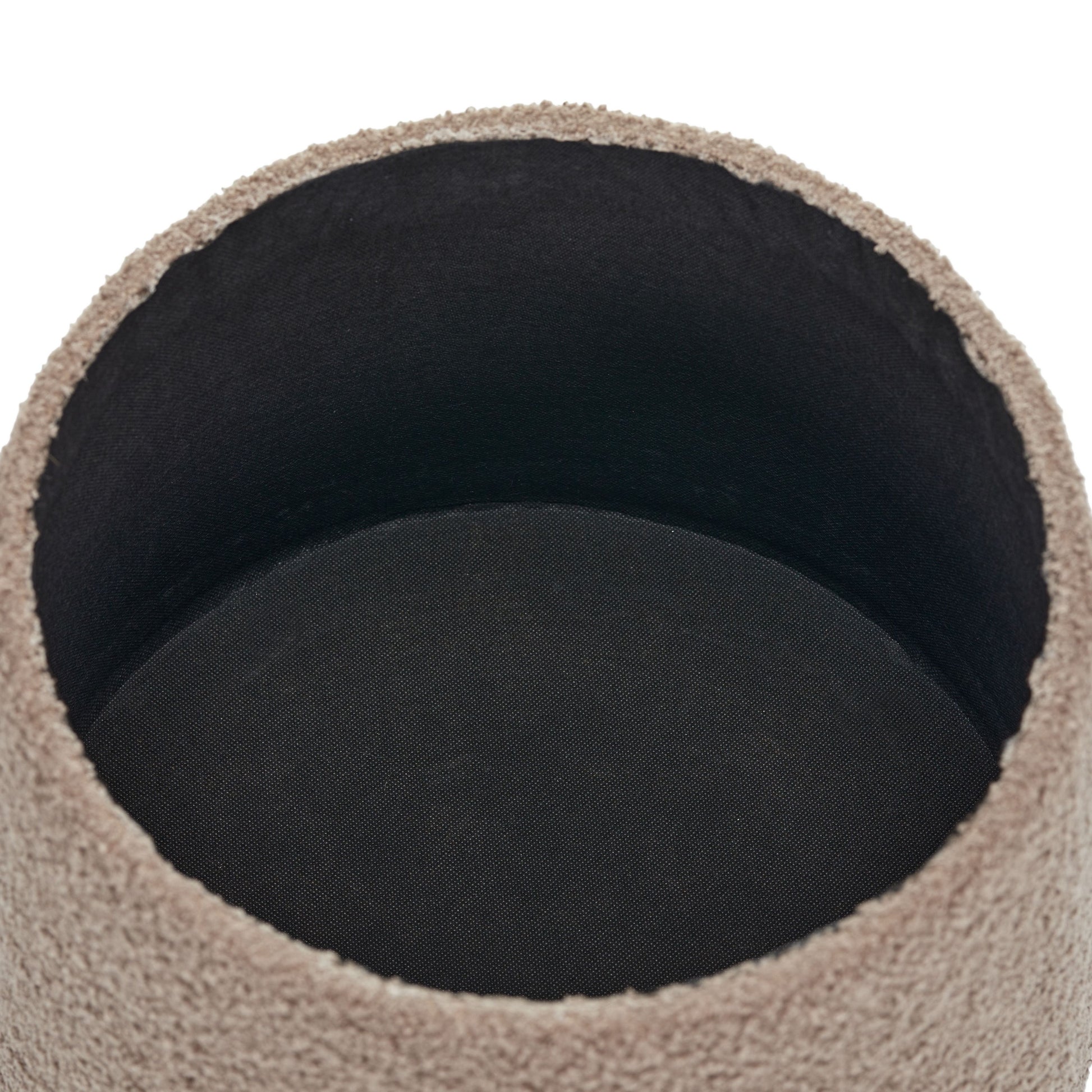 WST499 BROWN OTTOMAN