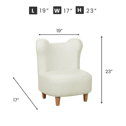 KCH509 WHITE KID CHAIRS