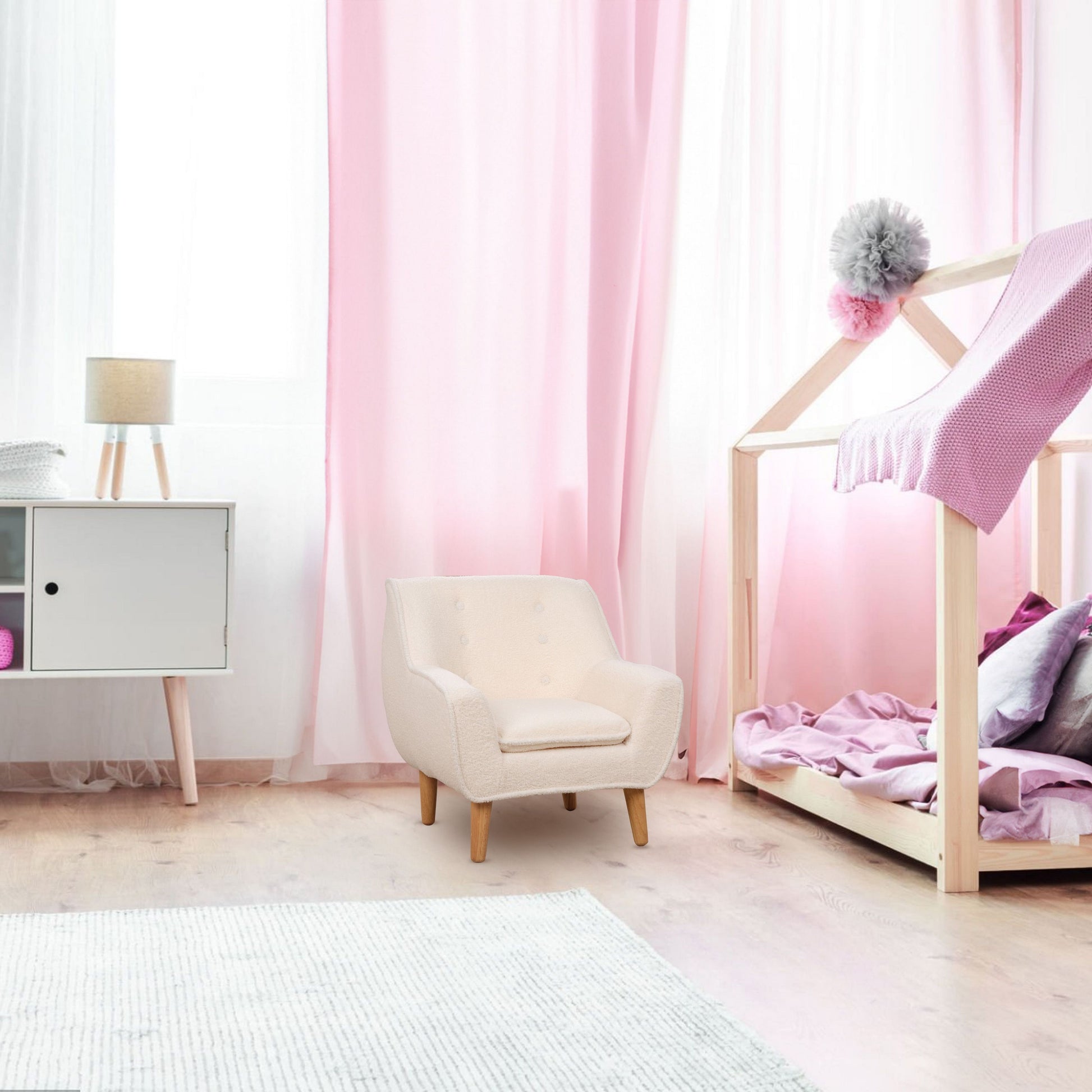 KCH511 WHITE KID CHAIRS