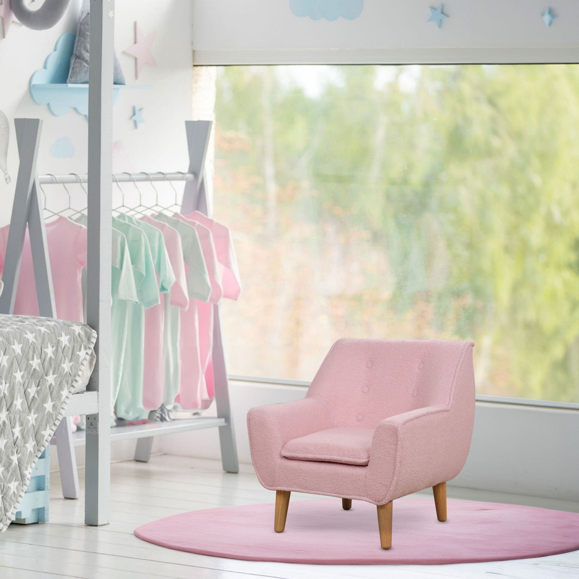 KCH511 PINK KID CHAIRS