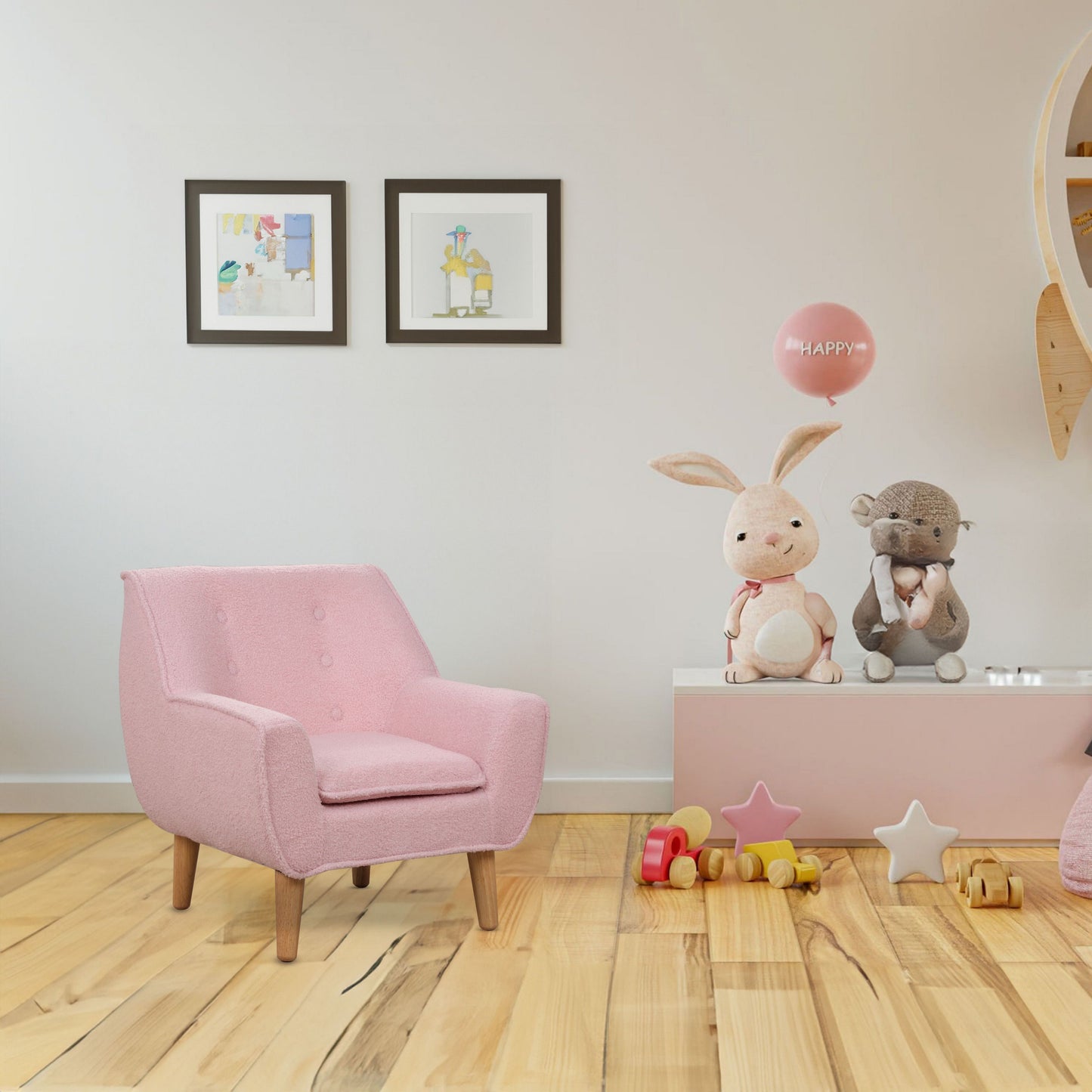KCH511 PINK KID CHAIRS