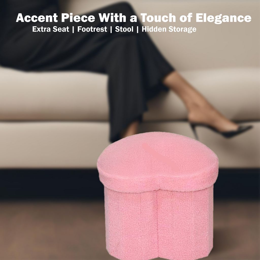 OT512 PINK OTTOMAN