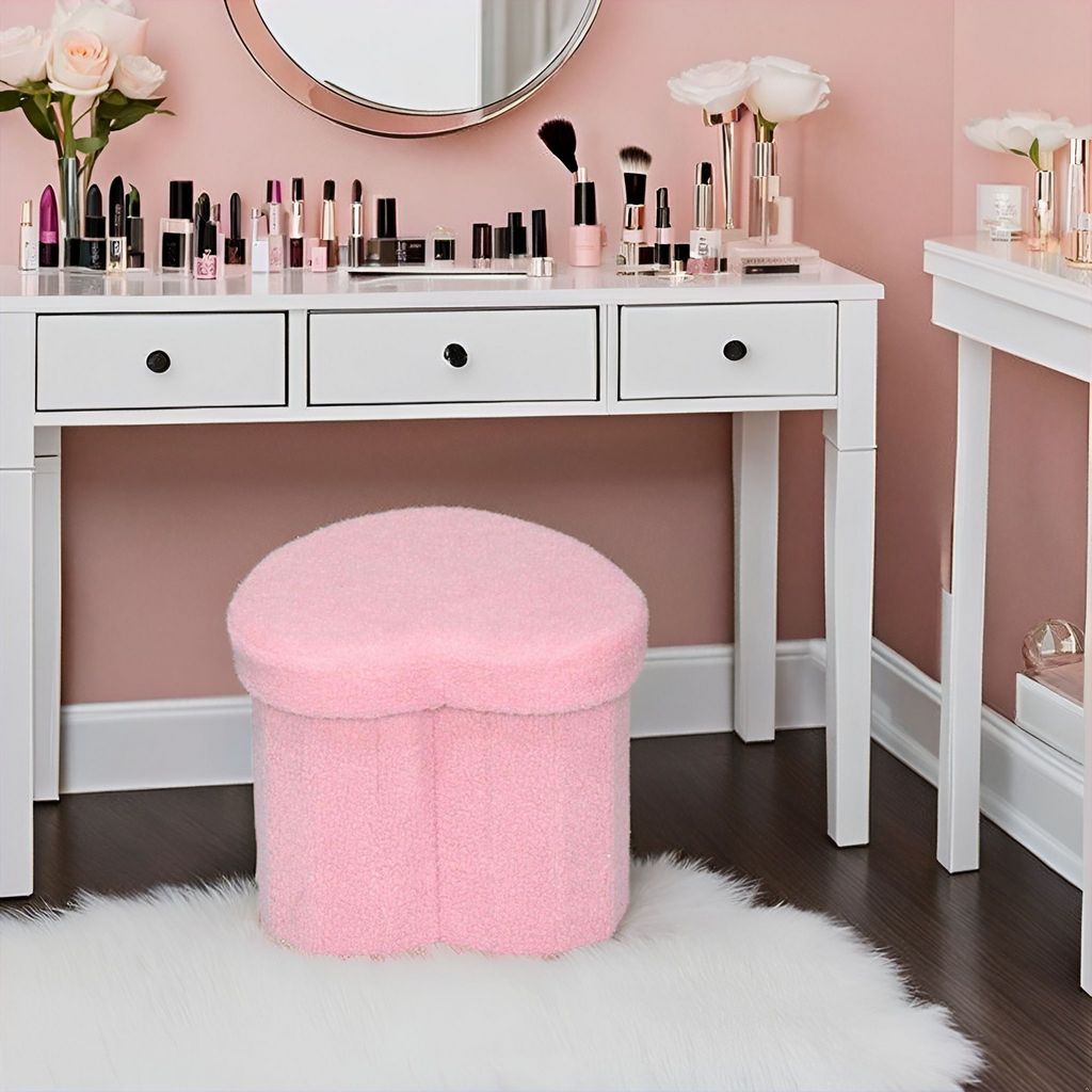 OT512 PINK OTTOMAN