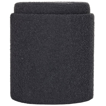 OT513 BLACK OTTOMAN