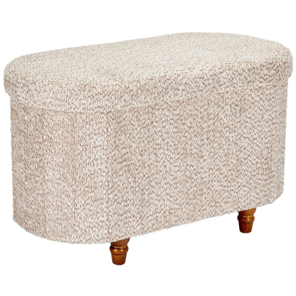 OT514 LIGHT BROWN OTTOMAN