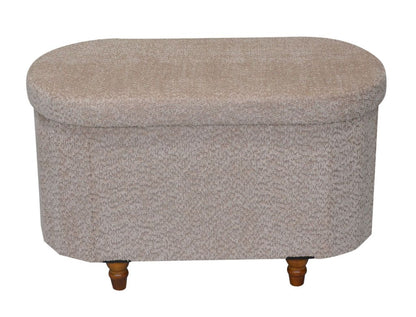 OT514 LIGHT BROWN OTTOMAN