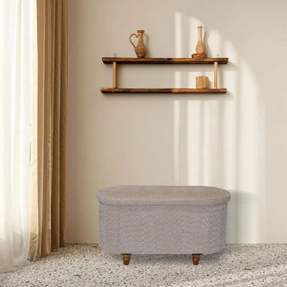 OT514 LIGHT BROWN OTTOMAN