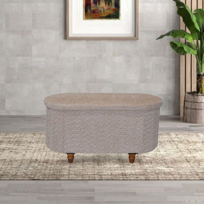 OT514 LIGHT BROWN OTTOMAN