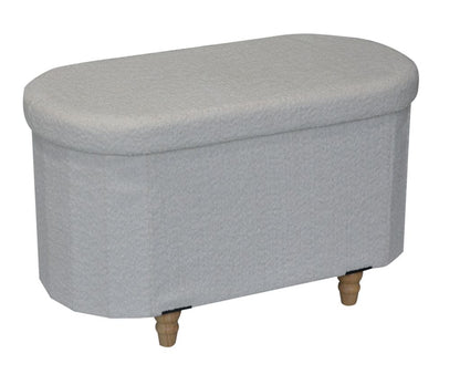 OT514 IVORY OTTOMAN