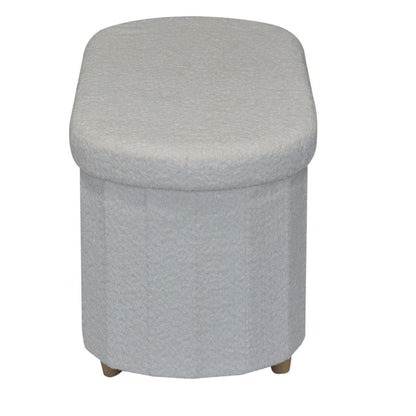 OT514 IVORY OTTOMAN