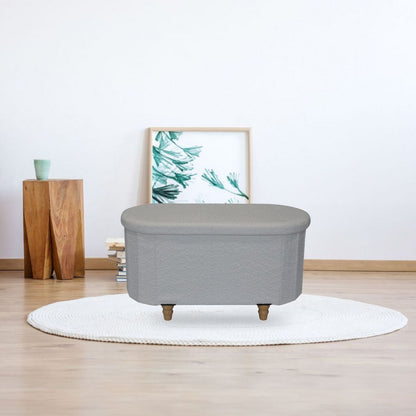 OT514 IVORY OTTOMAN