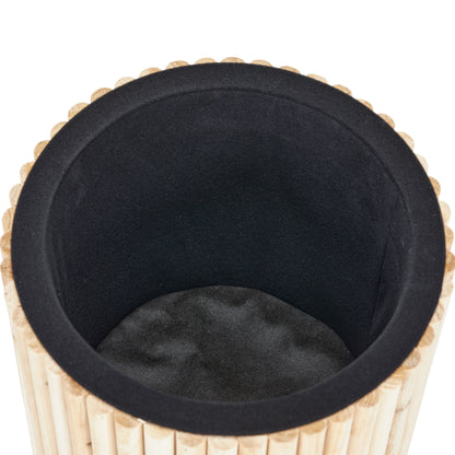 OT515 WOOD OTTOMAN